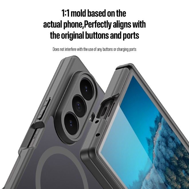 Dux Ducis - Samsung Galaxy Z Fold8 Ultra Hülle - Hardcase mit MagSafe - Expn Series - schwarz