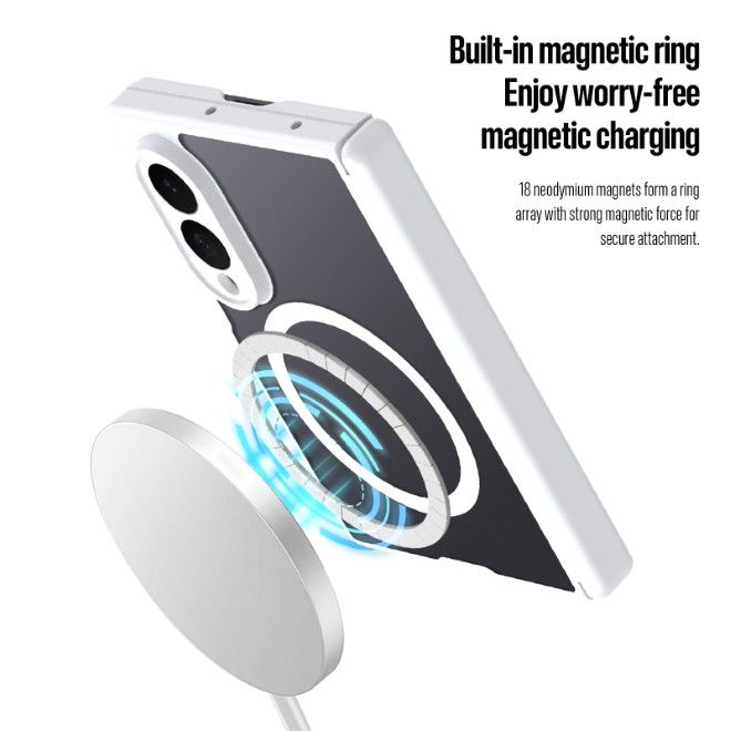 Dux Ducis - Samsung Galaxy Z Fold8 Hülle - Hardcase mit MagSafe - Expn Series - weiss