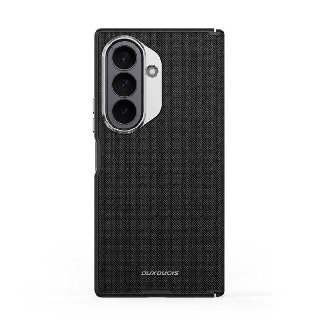 Dux Ducis - Samsung Galaxy Z Fold8 Ultra Hülle - Leder Hardcase mit MagSafe - Vyne Series - schwarz