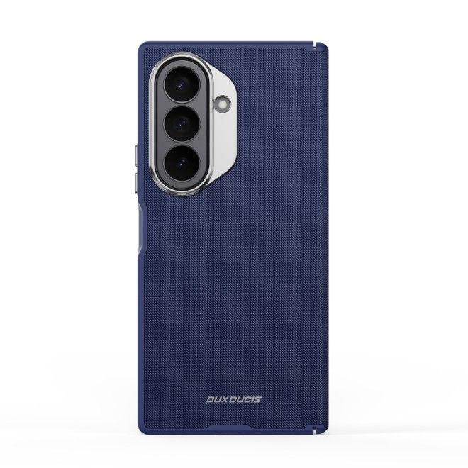 Dux Ducis - Samsung Galaxy Z Fold8 Ultra Hülle - Leder Hardcase mit MagSafe - Vyne Series - blau