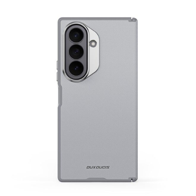 Dux Ducis - Samsung Galaxy Z Fold8 Ultra Hülle - Leder Hardcase mit MagSafe - Vyne Series - grau