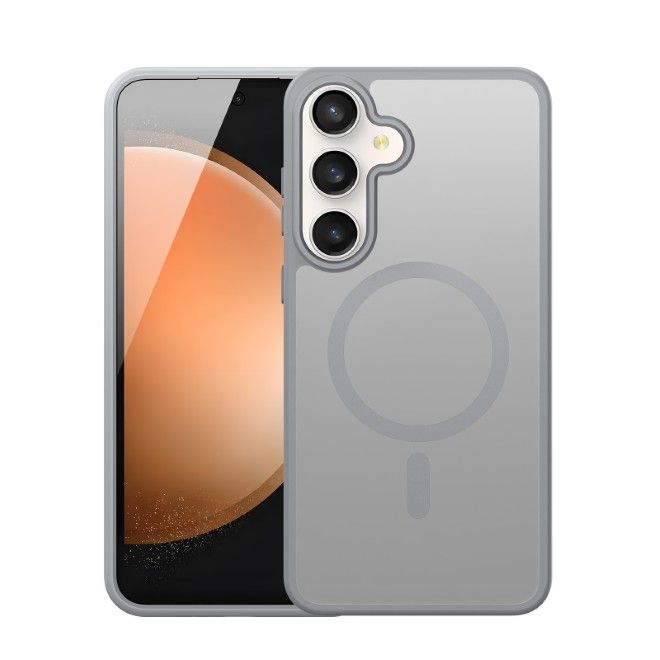 Dux Ducis - Samsung Galaxy S26 FE / S25 FE Hülle - TPU und PC Hardcase - MagSafe kompatibel - Yind MagSafe Series - grau