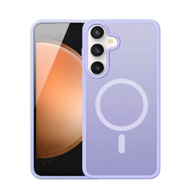 Dux Ducis - Samsung Galaxy S26 FE / S25 FE Hülle - TPU und PC Hardcase - MagSafe kompatibel - Yind MagSafe Series - hellpurpur