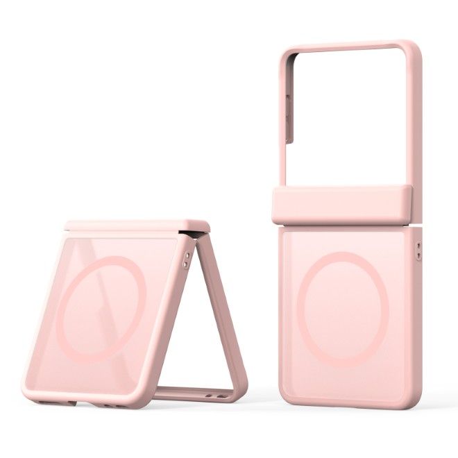 Dux Ducis - Samsung Galaxy Z Flip8 Hülle - TPU und PC Hardcase - MagSafe kompatibel - Yind MagSafe Series - hellpink