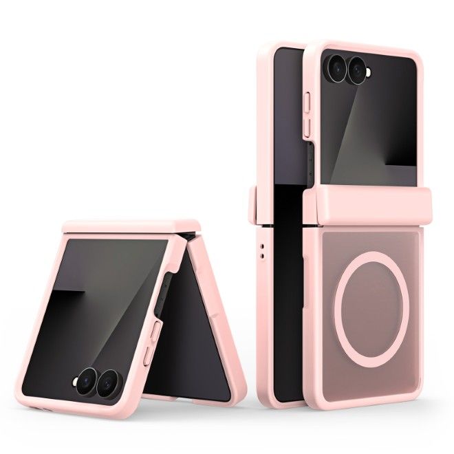 Dux Ducis - Samsung Galaxy Z Flip8 Hülle - TPU und PC Hardcase - MagSafe kompatibel - Yind MagSafe Series - hellpink