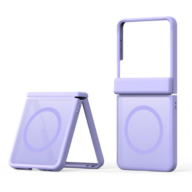 Dux Ducis - Samsung Galaxy Z Flip8 Hülle - TPU und PC Hardcase - MagSafe kompatibel - Yind MagSafe Series - hellpurpur