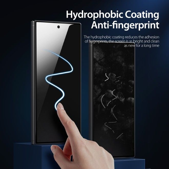 Dux Ducis - Samsung Galaxy Z Fold8 Ultra Privacy Schutzglas Displayschutz - PR-2.5D-R Series - schwarz