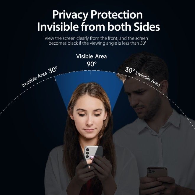 Dux Ducis - Samsung Galaxy Z Fold8 Privacy Schutzglas Displayschutz - PR-2.5D-R Series - schwarz