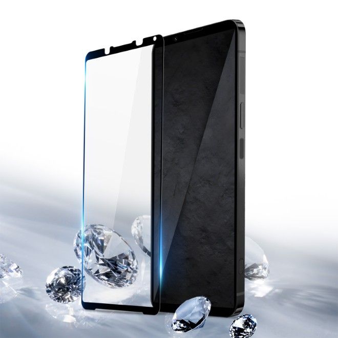 Dux Ducis - Sony Xperia 1 VIII Schutzglas Displayschutz - HD-2.5D-R Series - schwarz