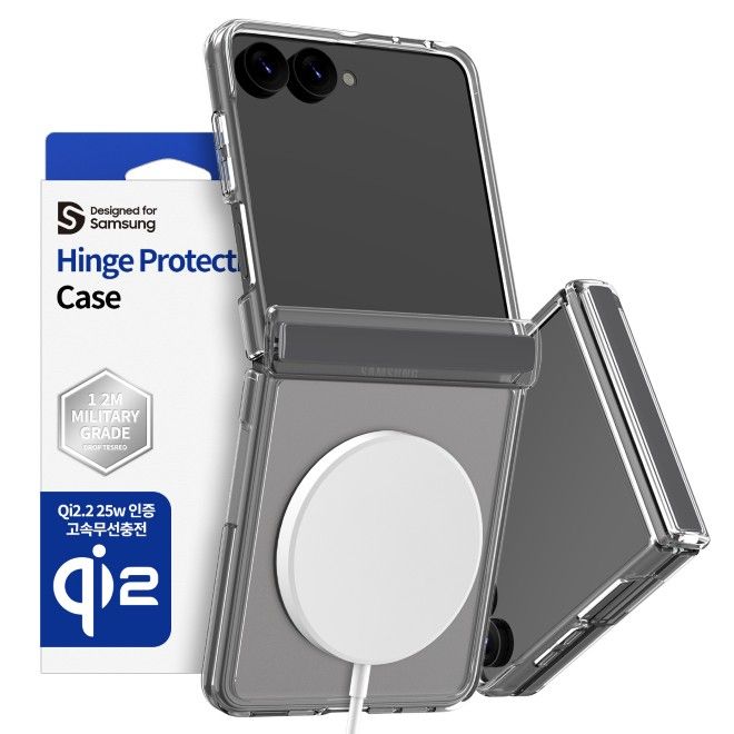 Araree - Samsung Galaxy Z Flip8 Hülle - Case aus TPU und PC - mit MagSafe - Duple 360 M Series - schwarz
