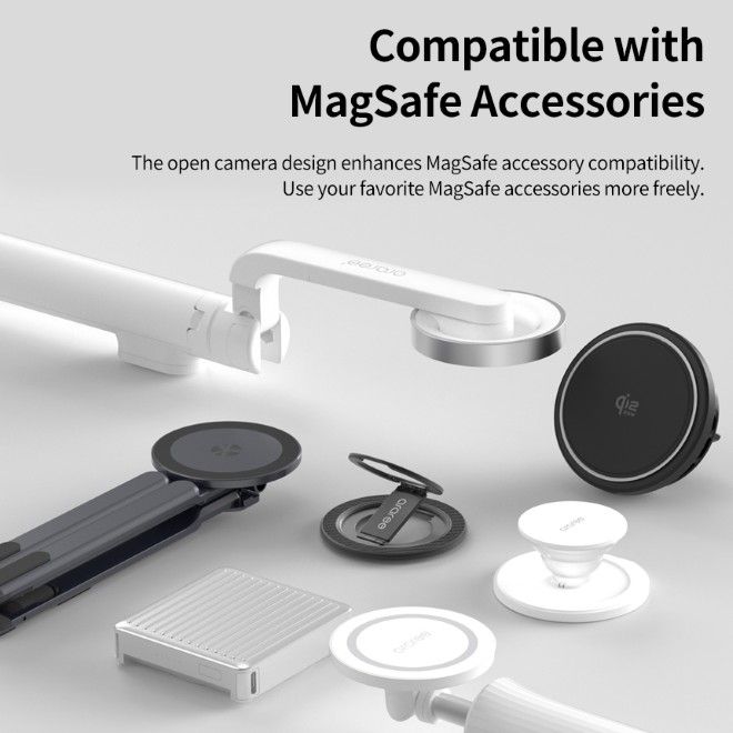Araree - Samsung Galaxy Z Flip8 Hülle - Case aus TPU und PC - mit MagSafe - Duple 360 M Series - pink
