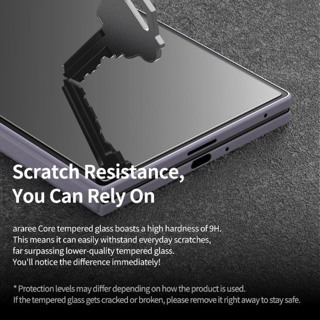 Araree - Samsung Galaxy Z Flip8 Schutzglas (2pcs) - aus gehärtetem Glas - Core Series - transparent