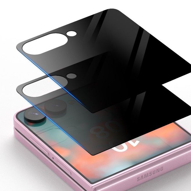 Araree - Samsung Galaxy Z Flip8 Privacy Schutzglas (2pcs) - aus gehärtetem Glas - Core Privacy Series - transparent