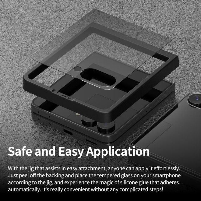 Araree - Samsung Galaxy Z Flip8 Privacy Schutzglas (2pcs) - aus gehärtetem Glas - Core Privacy Series - transparent