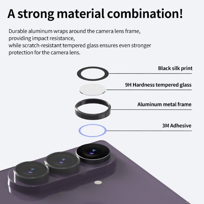Araree - Samsung Galaxy Z Flip8 Schutzglas für Kamera - Core Camera MR Series - transparent