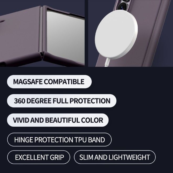 Araree - Samsung Galaxy Z Fold8 Ultra Hardcase Hülle - mit MagSafe - Aero Flex M Series - violett