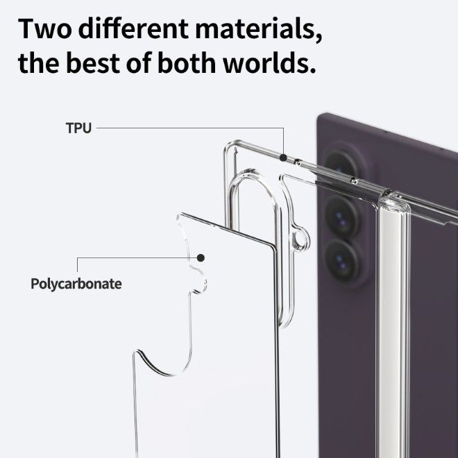 Araree - Samsung Galaxy Z Fold8 Ultra Hülle - Case aus TPU und PC - Duple 360 Series - transparent