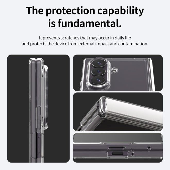 Araree - Samsung Galaxy Z Fold8 Ultra Hülle - Case aus TPU und PC - Duple 360 Series - transparent
