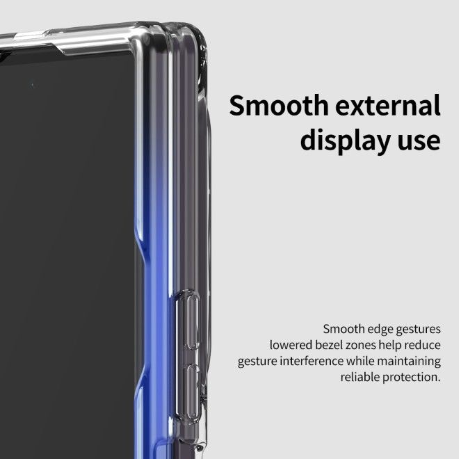 Araree - Samsung Galaxy Z Fold8 Ultra Hülle - Case aus TPU und PC - mit MagSafe und Standfunktion - Duple 360 M Stand Series - transparent