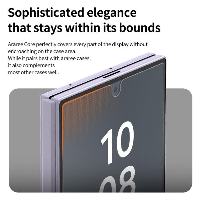 Araree - Samsung Galaxy Z Fold8 Ultra Schutzglas (2pcs) - aus gehärtetem Glas - Core Series - transparent