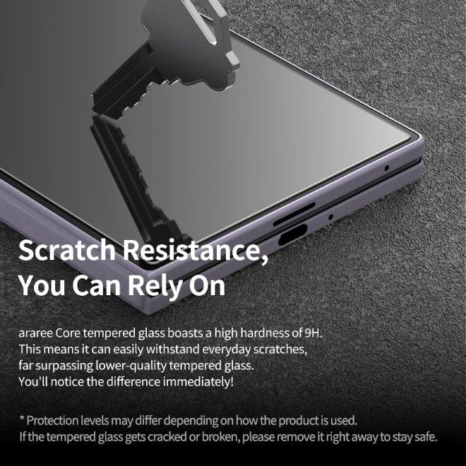 Araree - Samsung Galaxy Z Fold8 Ultra Privacy Schutzglas (2pcs) - aus gehärtetem Glas - Core Privacy Series - transparent