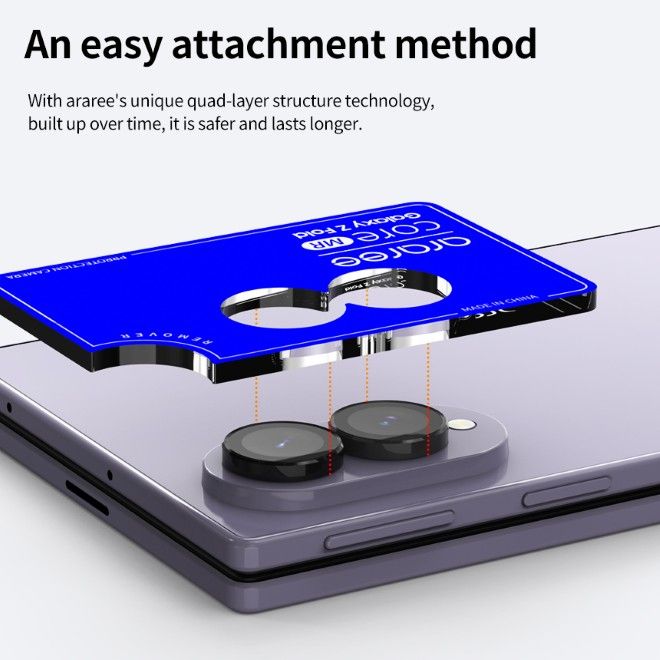 Araree - Samsung Galaxy Z Fold8 Ultra Schutzglas für Kamera - Core Camera MR Series - transparent