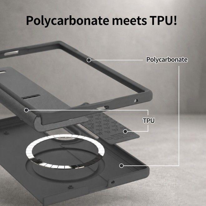 Araree - Samsung Galaxy Z Fold8 Hardcase Hülle - mit MagSafe - Aero Flex M Series - schwarz
