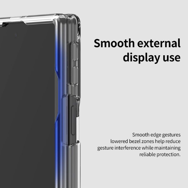 Araree - Samsung Galaxy Z Fold8 Hülle - Case aus TPU und PC - mit MagSafe und Standfunktion - Duple 360 M Stand Series - transparent