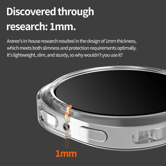 Araree - Samsung Galaxy Watch Ultra 2 Schutzhülle - Nukin Series - transparent