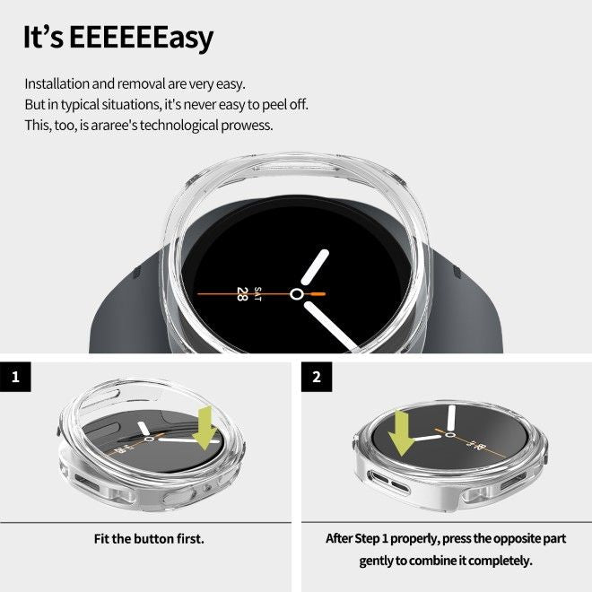 Araree - Samsung Galaxy Watch Ultra 2 Schutzhülle - Nukin Series - transparent