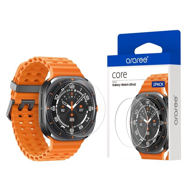 Araree - Samsung Galaxy Watch Ultra 2 Schutzglas (2 Stück) - Core Glass Series - transparent