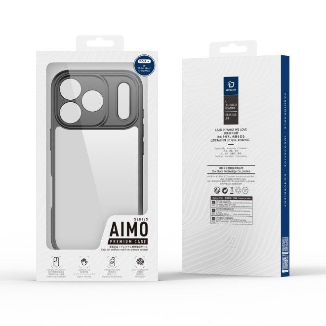Dux Ducis - iPhone 18 Pro Max / 17 Pro Max Hülle - Hardcase - Aimo Series - schwarz