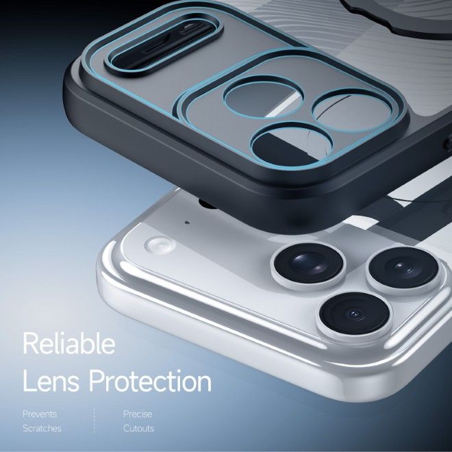 Dux Ducis - iPhone 18 Pro Max / 17 Pro Max Hülle - Hardcase - MagSafe - mit Standfunktion - Aimo Mag Stand Series - schwarz