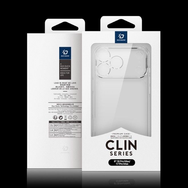 Dux Ducis - iPhone 18 Pro Max / 17 Pro Max Hülle - Hardcase - Clin Series - transparent