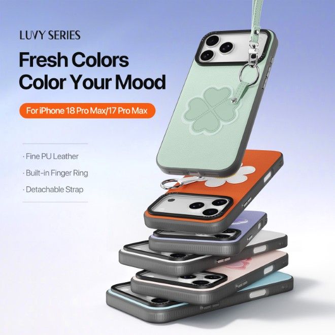 Dux Ducis - iPhone 18 Pro Max / 17 Pro Max Hülle - Leder Hardcase - Luvy Series - grün