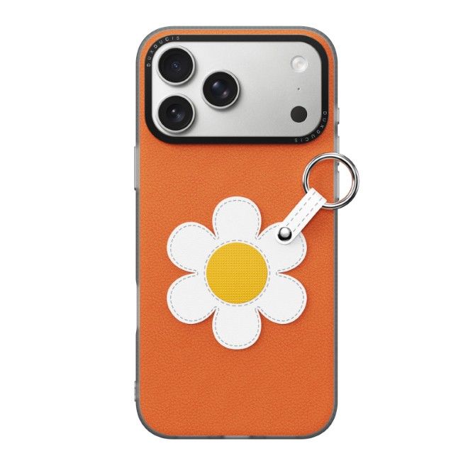 Dux Ducis - iPhone 18 Pro Max / 17 Pro Max Hülle - Leder Hardcase - Luvy Series - orange