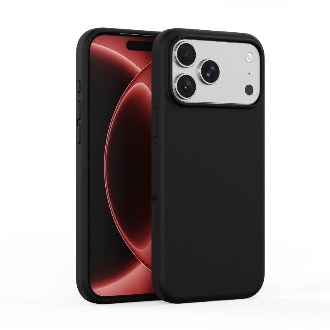 Dux Ducis - iPhone 18 Pro Max / 17 Pro Max Hülle - Silikon Hardcase - mit MagSafe - Piel Series - schwarz