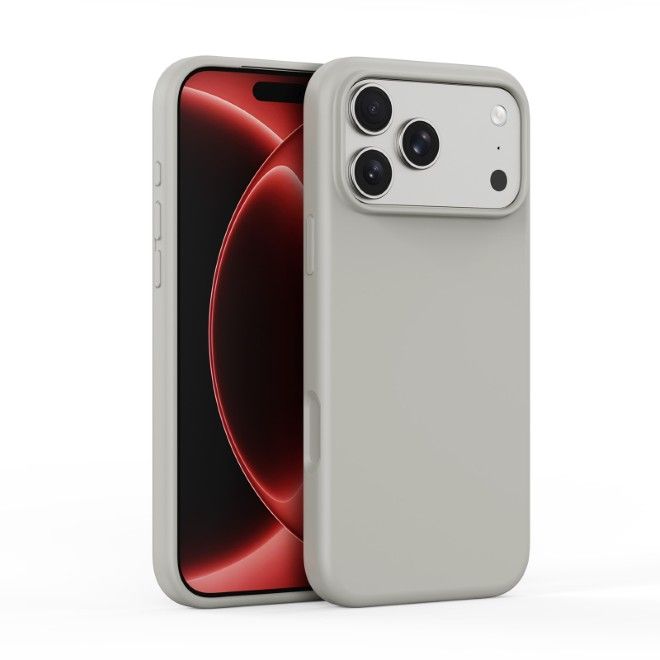 Dux Ducis - iPhone 18 Pro Max / 17 Pro Max Hülle - Silikon Hardcase - mit MagSafe - Piel Series - beige
