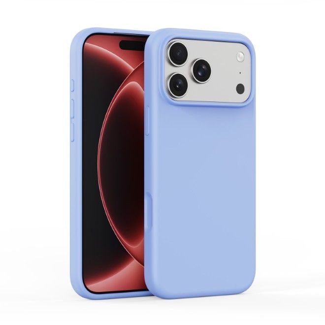 Dux Ducis - iPhone 18 Pro Max / 17 Pro Max Hülle - Silikon Hardcase - mit MagSafe - Piel Series - hellblau