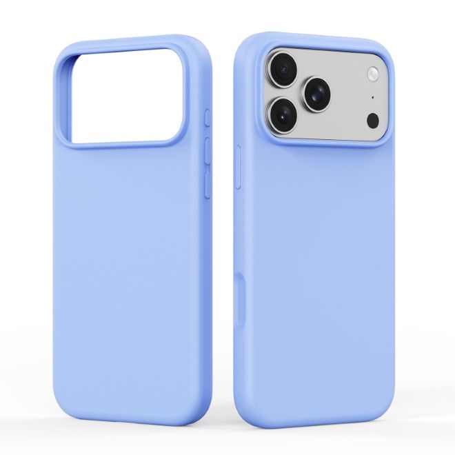 Dux Ducis - iPhone 18 Pro Max / 17 Pro Max Hülle - Silikon Hardcase - mit MagSafe - Piel Series - hellblau