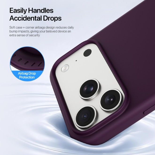 Dux Ducis - iPhone 18 Pro Max / 17 Pro Max Hülle - Silikon Hardcase - mit MagSafe - Piel Series - violett