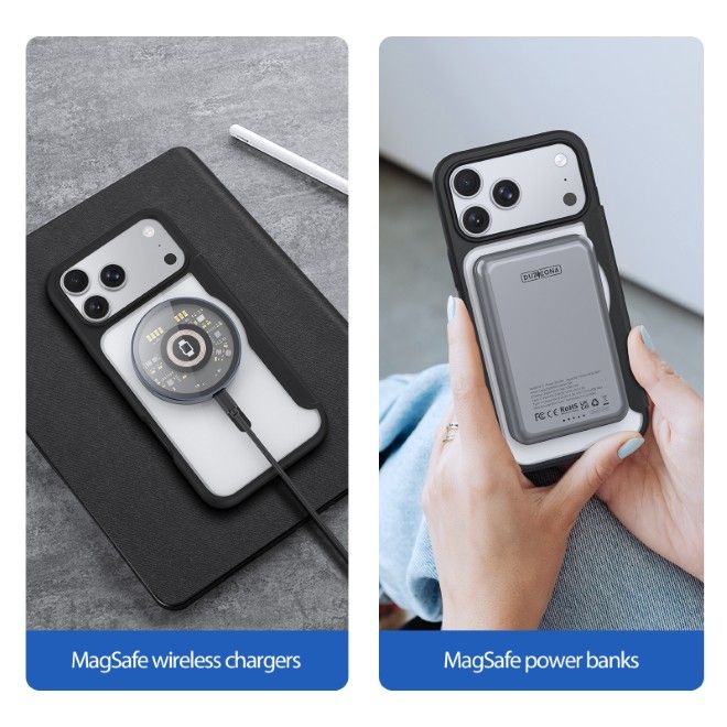 Dux Ducis - iPhone 18 Pro Max / 17 Pro Max Hülle - Leder Bookcover mit Standfunktion - Skin X Pro Series - schwarz