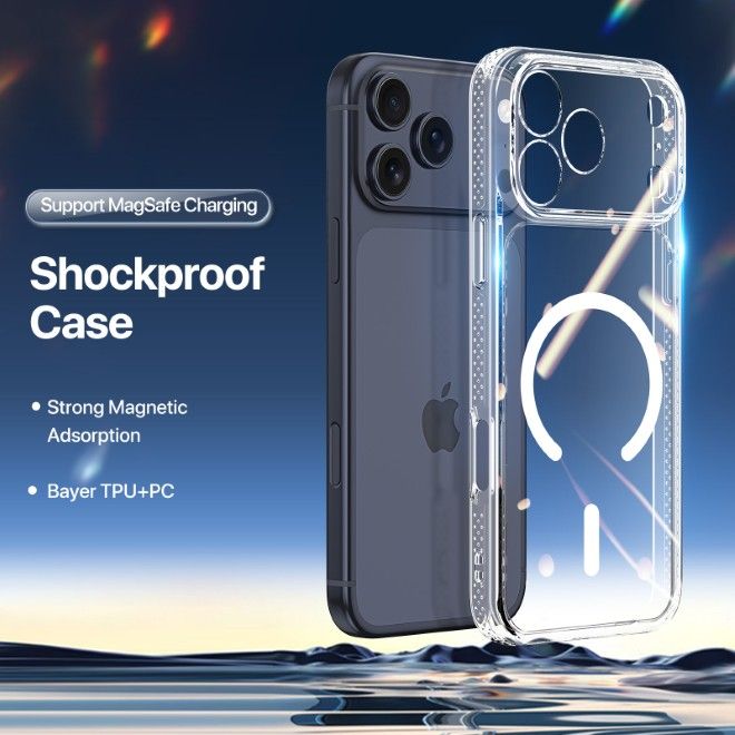 Dux Ducis - iPhone 18 Pro Max / 17 Pro Max Hülle - Hardcase - mit MagSafe - Clin Mag Series - transparent