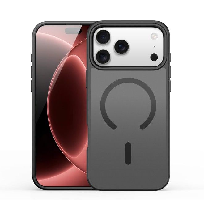 Dux Ducis - iPhone 18 Pro Max / 17 Pro Max Hülle - TPU und PC Hardcase - MagSafe kompatibel - Yind Open Ring Series - schwarz
