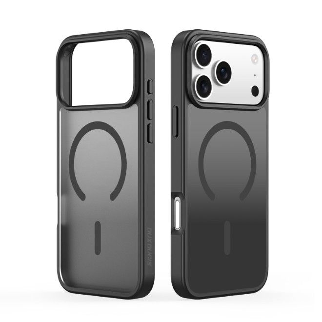 Dux Ducis - iPhone 18 Pro Max / 17 Pro Max Hülle - TPU und PC Hardcase - MagSafe kompatibel - Yind Open Ring Series - schwarz