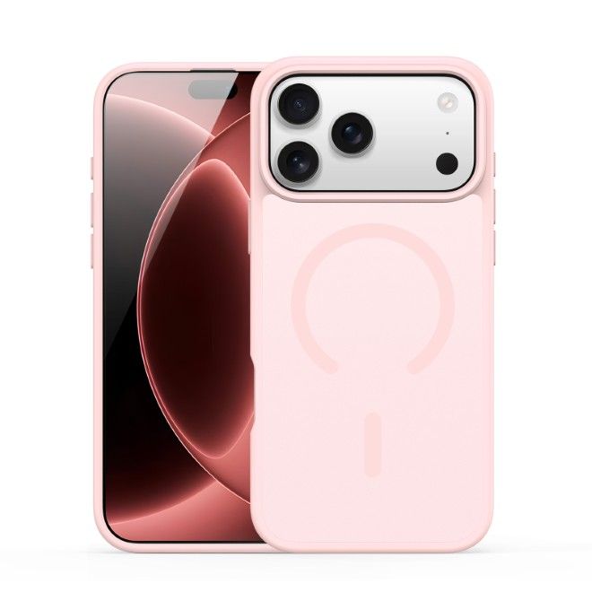 Dux Ducis - iPhone 18 Pro Max / 17 Pro Max Hülle - TPU und PC Hardcase - MagSafe kompatibel - Yind Open Ring Series - hellpink