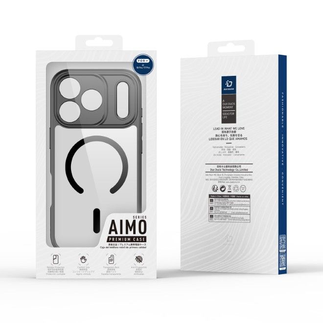 Dux Ducis - iPhone 18 Pro / 17 Pro Hülle - Hardcase - MagSafe - Aimo Mag Series - schwarz