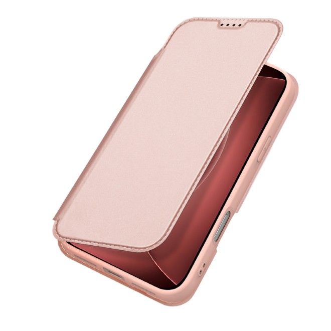 Dux Ducis - iPhone 18 Pro / 17 Pro Hülle - Handy Bookcover - Skin Pro Series - rosa