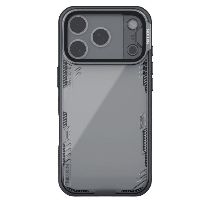 Nillkin - iPhone 18 Pro / 17 Pro Hülle - PC und TPU Hardcase - mit Standfunktion - Iceblade Prop Series - schwarz