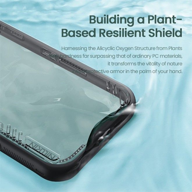 Nillkin - iPhone 18 Pro / 17 Pro Hülle - PC und TPU Hardcase - mit Standfunktion - Iceblade Prop Series - schwarz